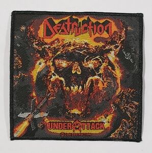 DESTRUCTION - Under Attack - Official Woven Patch New